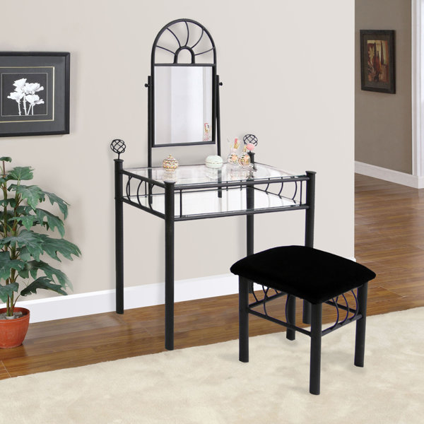 Hazelwood Home Vanity Set with Mirror & Reviews Wayfair